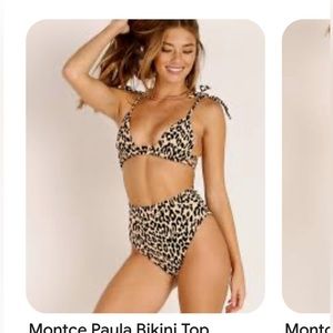 Montce Leopard Bikini Top